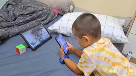 The digital world of a 4-year-old